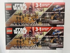 LEGO Star Wars The Clone Wars & The Mandalorian Gift  3 In 1 - Set 66804 2 Pack