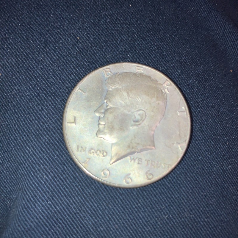 1966 P JFK Half Dollar UNC Cond. 40 Percent Silver