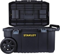Stanley Essential Mobile Montagebox (50 L, MetallverschlüSse, Teleskopgriff)