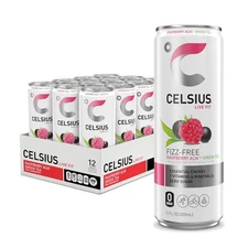 Functional Raspberry Acai Energy Drink,  & No Sugar - 12 Fl Oz (Pack of 12)