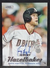 2017 Topps Stadium Club Jeremy Hazelbaker Auto #SCA-JH Diamondbacks