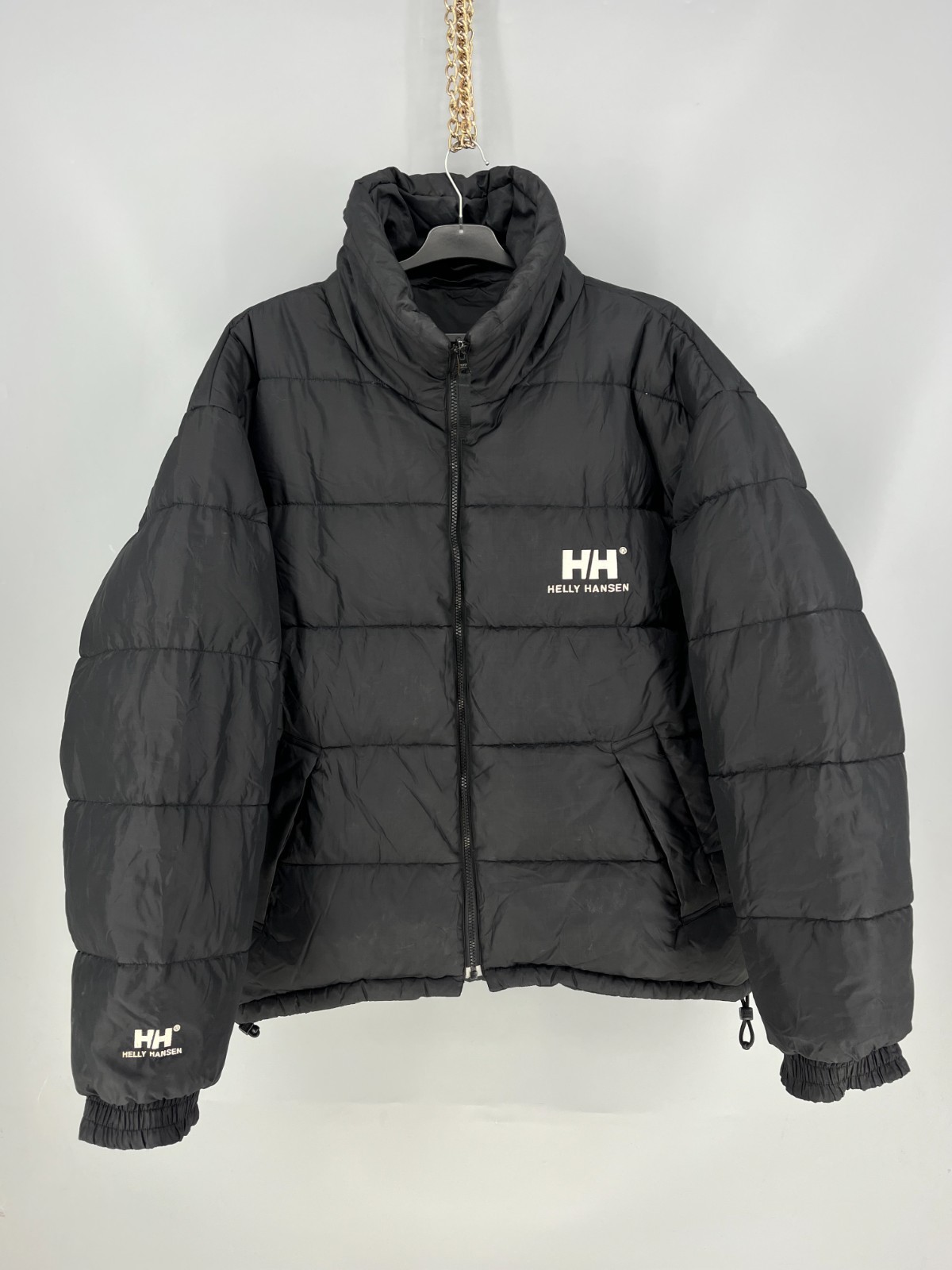 Helly Hansen Reversible Down Puffer Jacket Black … - image 9