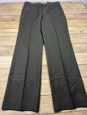 VTG LL Bean Pants Mens Size 34x32 100% Wool Made In USA