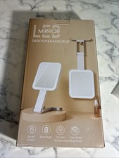 Vanity Make Up Mirror In Box Rechargeable Magnifies with Stand Hangable New