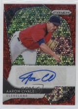 2020 Prizm Rookie Quick Pitch Red Donut Circle 33/35 Aaron Civale Auto 1u6