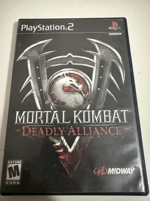  Mortal Kombat: Deadly Alliance PS2 Black Label Game + Box Only TESTED