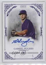 2022 Onyx Vintage Extended Auto Blue Ink /400 Gabriel Hughes #VAGH Auto 19l7