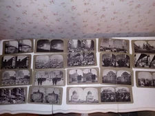 Lot of over 60 Antique Viewer Slides/ New York Police & Historical Images