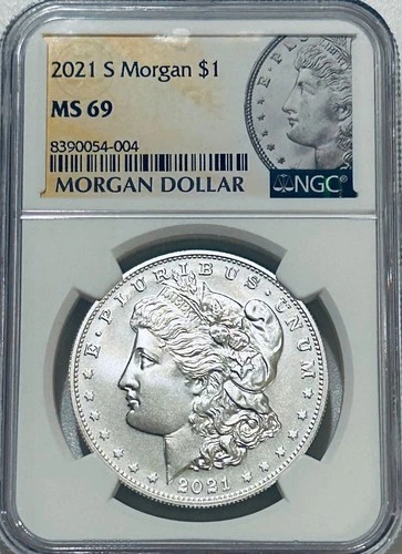 2021 S Morgan Silver Dollar NGC MS69