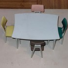 Vintage Barbie 1960s Table And Chairs. Deluxe Reading  — photo 5
