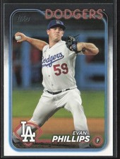 2024 Topps Evan Phillips Rookie Los Angeles Dodgers #569