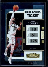 2021-22 Panini Contenders #51 Mike Conley First Round Ticket #/149