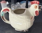 Vintage Shawnee Pottery Chanticleer Rooster Chicken Pitcher USA 1940’s