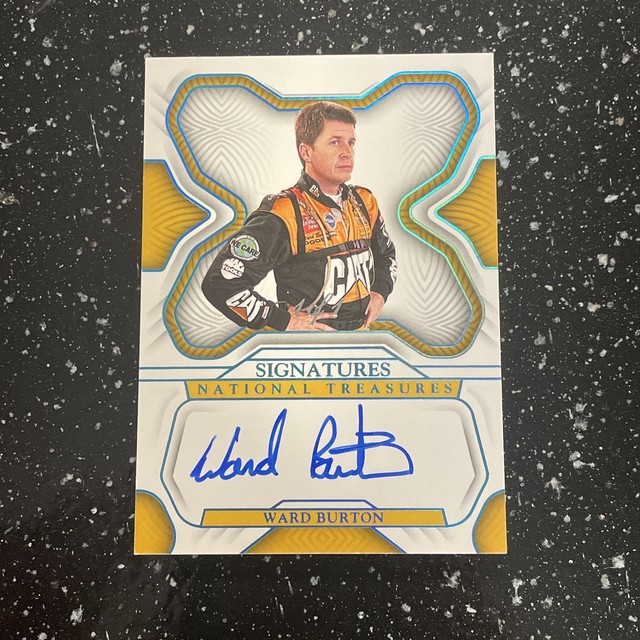 2023 National Treasures Signatures 1/1 Ward Burton Auto