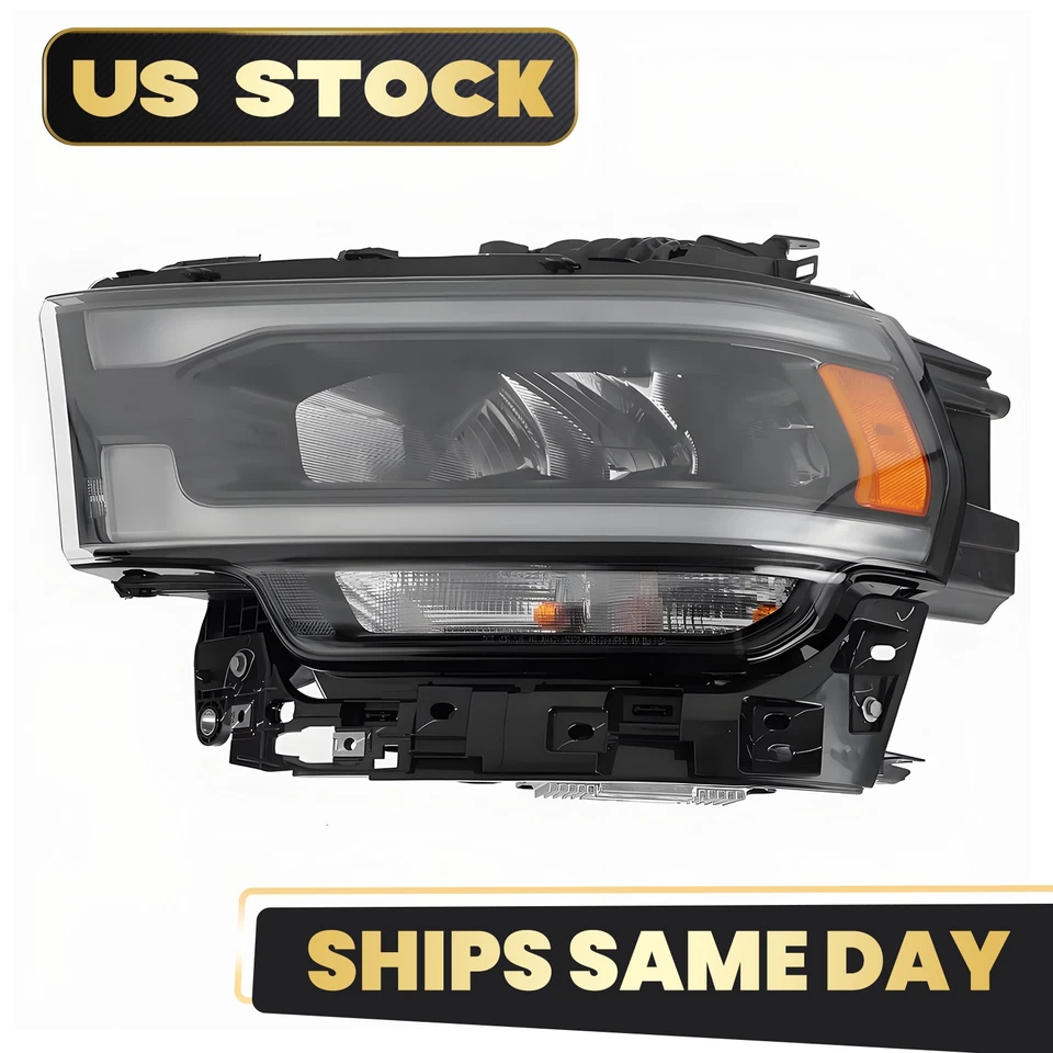 For 2019-2024 Ram 2500 3500 Headlight Full LED w/Reflector Type Left 20 21 22 23 Foto 2 de 4