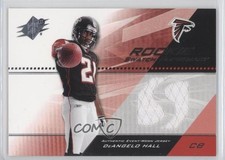 2004 SPx Rookie Swatch Supremacy DeAngelo Hall #SWR-DH 0a1
