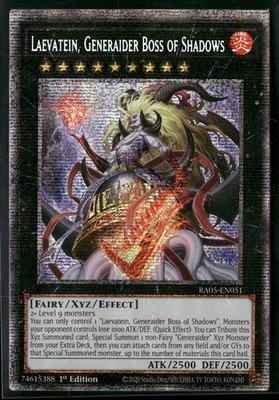 Laevatein, Generaider Boss of Shadows - RA05-EN051. -  (Starlight Rare)  - NM/M