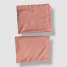 Ienjoy Home Women's Pink Double Brushed Solid Duvet Cover Set of 3 Full/Queen