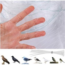 Vogelschutznetz Engmaschig 8x3m Nylon UV stabilisiert Balkon Garten Taubenschutz