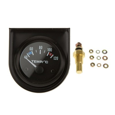 Wasser Temperaturanzeige 12V DC Auto Instrument 40-120  Universal Anzeige Zusatz