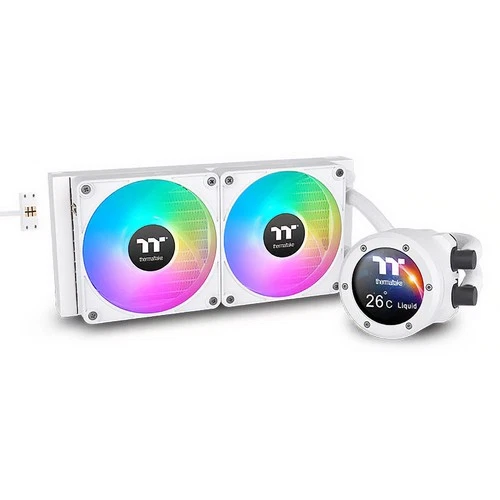 Thermaltake V2 Ultra EX ARGB 240mm AIO Liquid CPU Cooler - Snow (CL-W425-PL12SW-