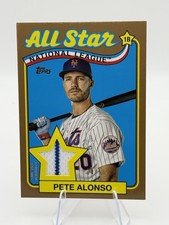 2024 Topps Series 2 - 1989 Topps Baseball All-Star Relics Pete Alonso #89ASR-PA