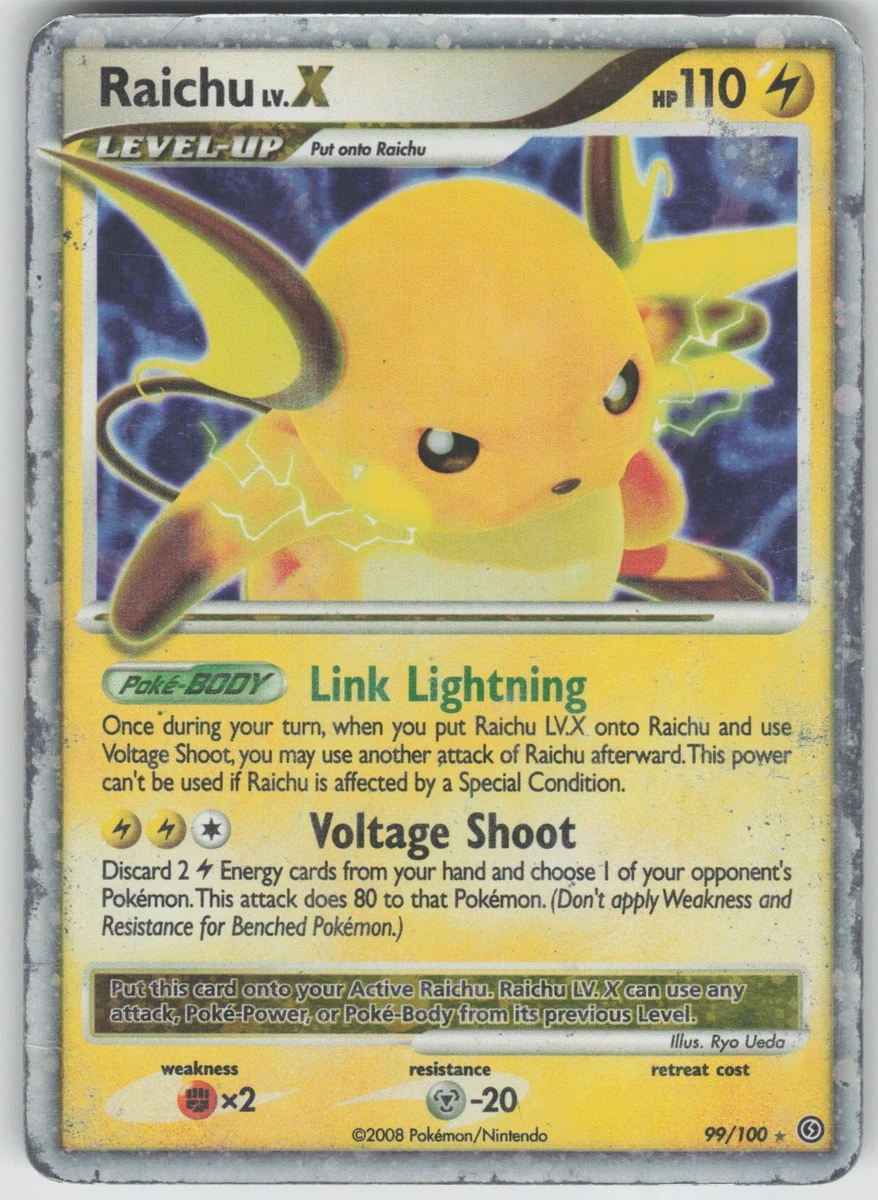 Raichu LV.X Pokémon TCG Cards for sale | eBay