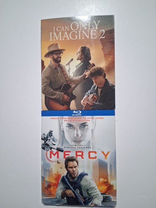 I CAN ONLY IMAGINE 2+ MERCY BLU-RAYS W/SLIPCOVERS