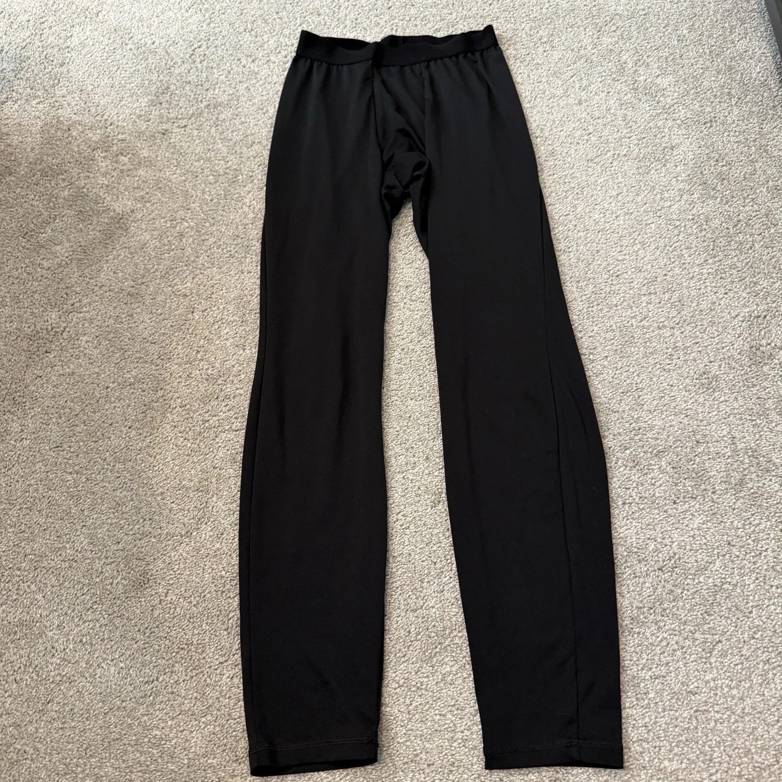 Patagonia Performance Base Layer Capilene Mens Pants Size Small Black Stretch