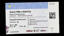 Aston Villa v Hull City 2018-2019 Championship Ticket 19/01/2019