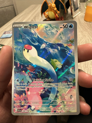 Wiglett 206/198 Pokémon TCG English Card Mint Condition - Full Art