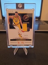 2019-20 Panini Noir - New Wave Jerseys Goga Bitadze #NW-GGB Prime /25 (MEM, RC)