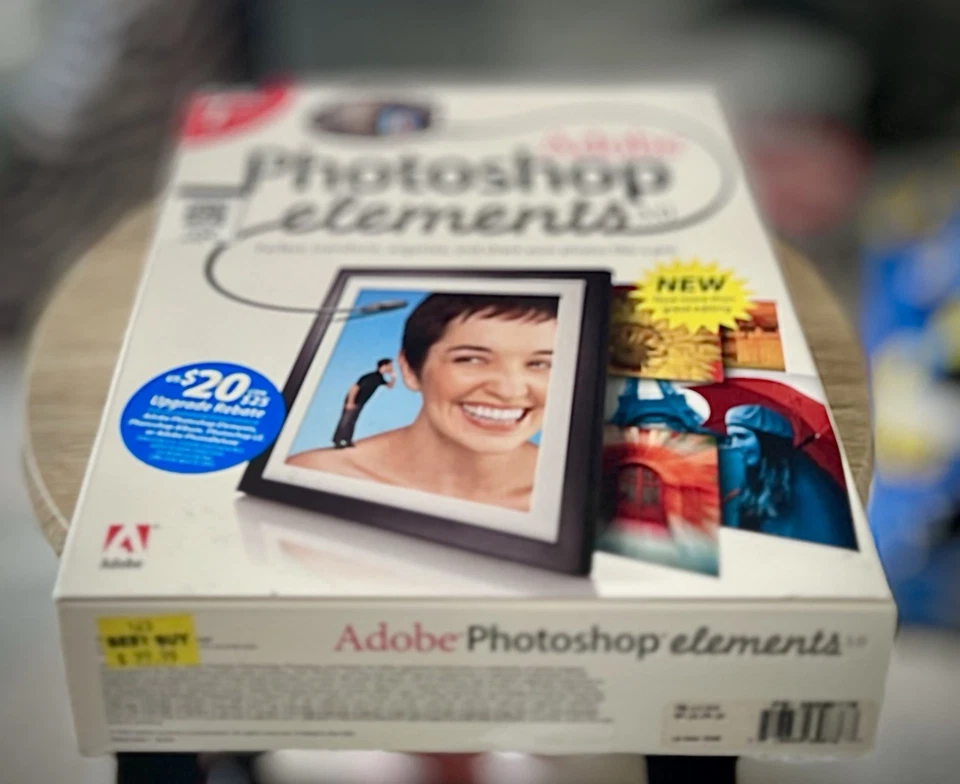 Adobe Photoshop Elements 3.0 Image Editor Big Box Software PC WIN Sealed Free SH - Image 3 of 4