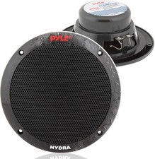 6.5 Inch Dual Marine Speakers - 2 Way Waterproof and Weather Resistant Outdoor