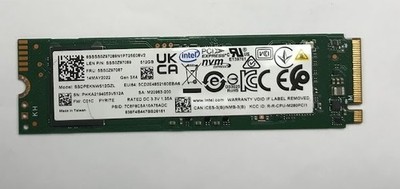 Intel 512GB SSD Gen3x4 SSDPEKNNW512GZL FRU 5SS0Z97087