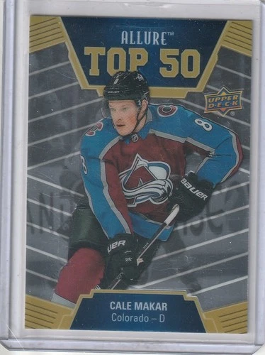 2019/20 UPPER DECK ALLURE CALE MAKAR TOP 50 PARALLEL RC #T50-9