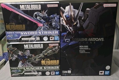 Metal Build Strike Gundam Sword Launcher Striker Set Heliopolis