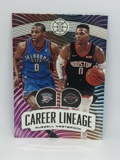 2019-20 Panini Illusions #5 Russell Westbrook Career Lineage Orange
