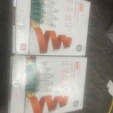 General Electric Christmas Lights Outdoor String a Long 300 Miniature Clear 2pk