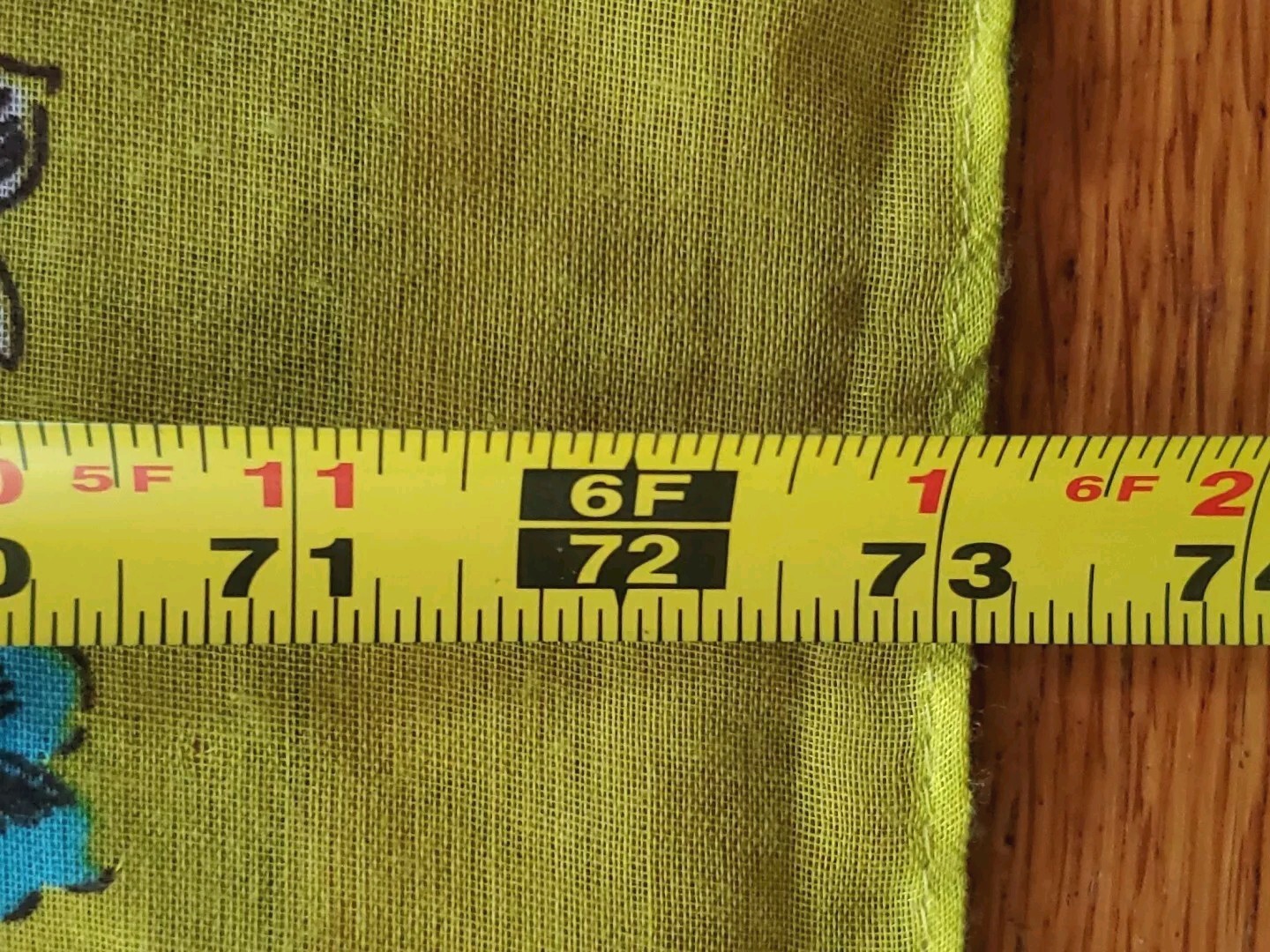 Sheer Multifunctional Rectangular Lightweight Yel… - image 5