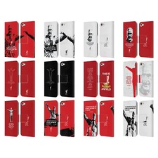 LIVERPOOL FC BILL SHANKLY QUOTES PU LEATHER BOOK CASE FOR APPLE iPOD TOUCH MP3