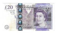 Great Britain £20 / Twenty Pounds - Signature: Andrew Bailey
