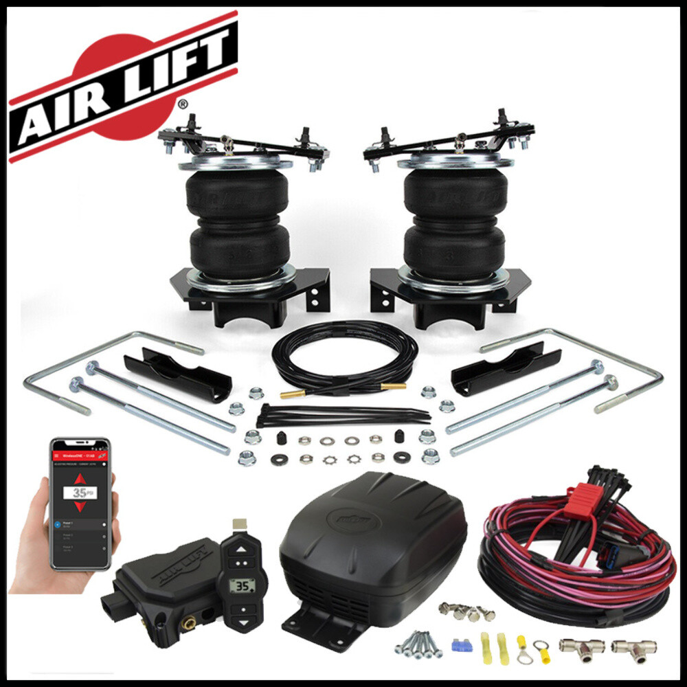 Air Lift 5000 Air Springs Bags & Wireless Compressor Kit 2020-2022 F250 ...
