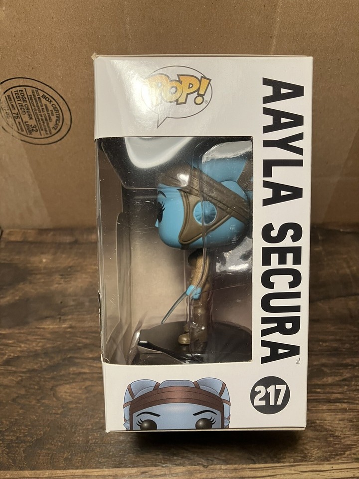 Funko Pop! Star Wars : Aayla Secura 217, édition Smuggler’s Bounty, Neuve