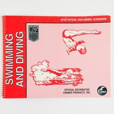 Cramer NFHS Swimming And Diving Official Scorebook, Orange Spiral