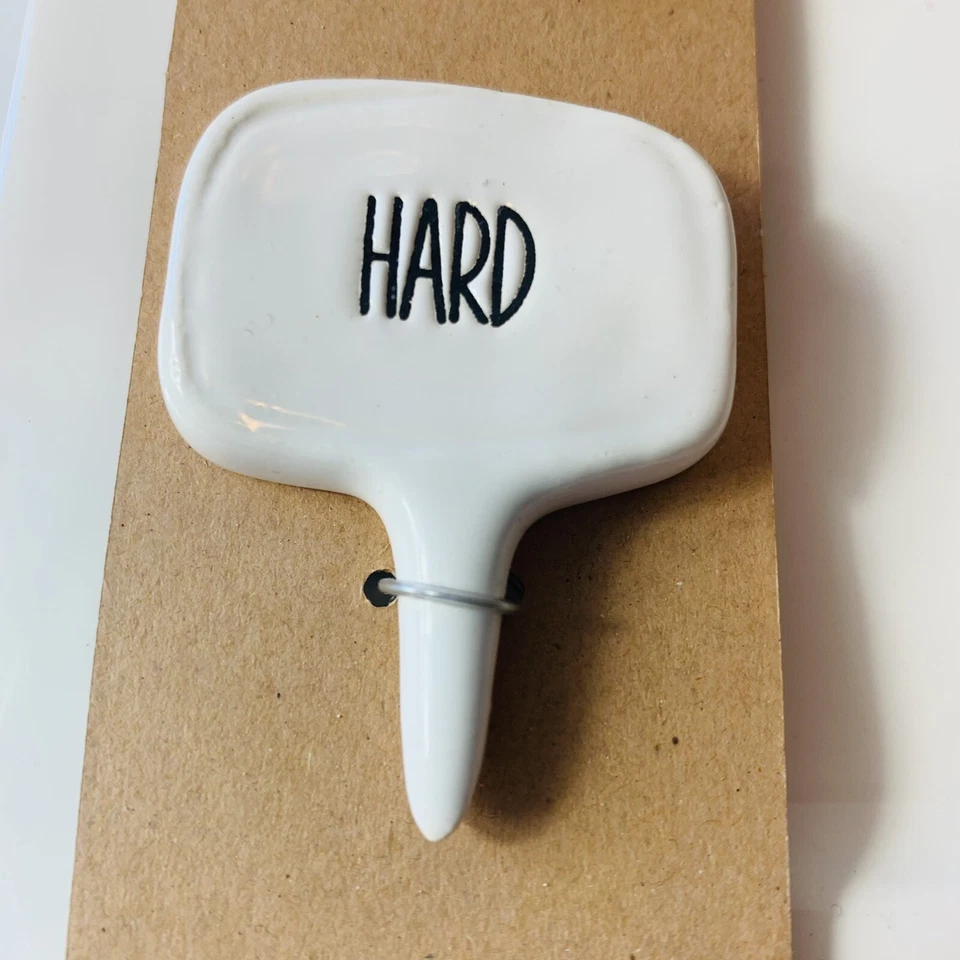 Mud Pie Bon Appi-Cheese Plate Square Embossed White Cheese Plate Markers 8” X 8” - Image 2 of 4