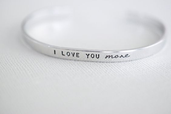 925 Plata de Ley Personalizar i Love You Más Pulsera/Pulsera Unisex Joyería