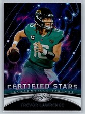 2023 panini certified football trevor lawrence certified stars #25