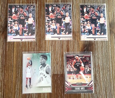Terence Davis 2019-20 Panini Chronicles Lot Of 5 Different Rookie Cards RAPTORS 