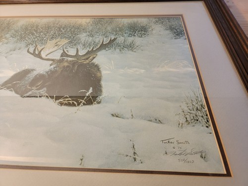 Tucker Smith 1980 "FIRST LIGHT" 800/1000 SIGNED & NUMBERED 34" X 24" - Picture 6 of 12
